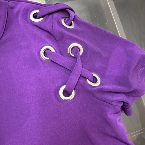 Micheal Kors purple top - Picture 3 of 4
